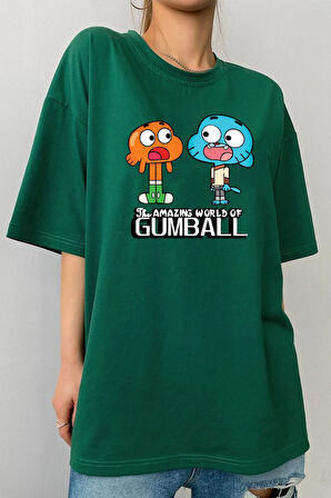 Unisex Gumball Baskılı T-shirt