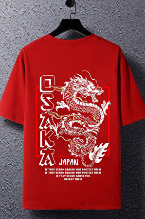 Uyguntarz Unisex Osaka  Baskılı T-shirt