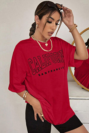 Uyguntarz Unisex California West Coast Baskılı Tasarım Tshirt