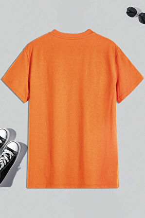 Erkek Milano Baskılı Oversize Tshirt