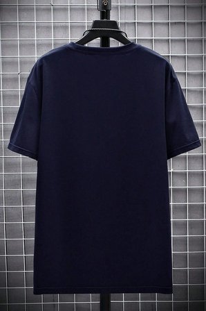 Erkek Milano Baskılı Oversize Tshirt