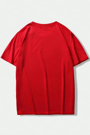 Erkek Milano Baskılı Oversize Tshirt
