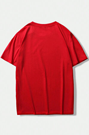 Erkek Milano Baskılı Oversize Tshirt