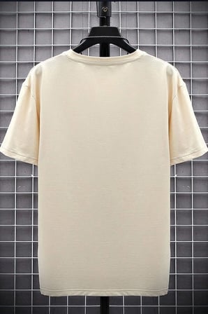 Erkek Milano Baskılı Oversize Tshirt