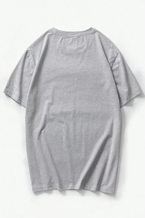 Erkek Milano Baskılı Oversize Tshirt