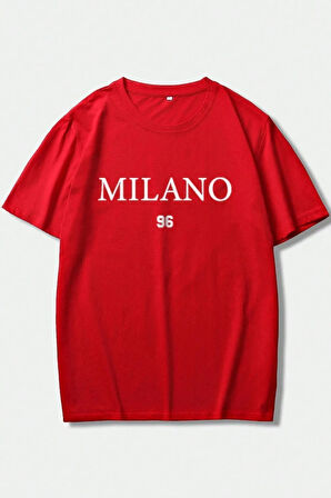 Uyguntarz Erkek Milano Baskılı Oversize Tshirt