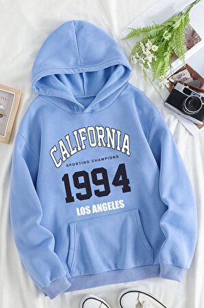 Uyguntarz California Baskılı Oversize Sweatshirt