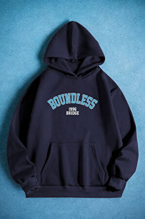 Uyguntarz Boundless 1996 Bridge Baskılı Oversize Sweatshirt