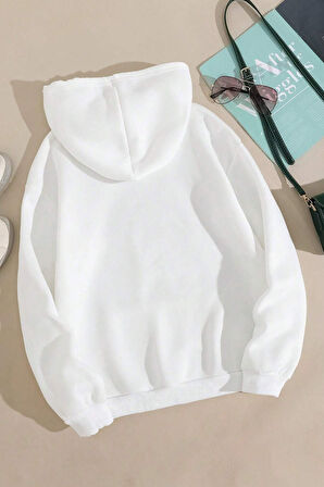 Uyguntarz Bear Baskılı Unisex Oversize Sweatshirt