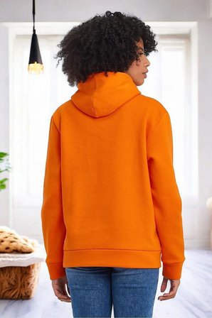 Mood Baskılı Unisex Oversize Sweatshirt