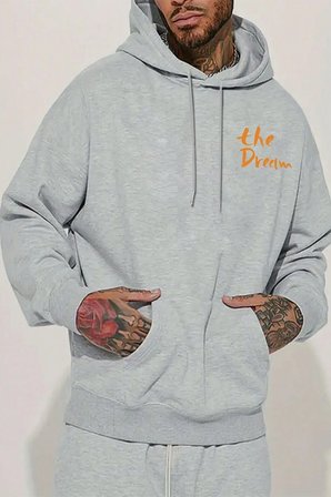 The Dream Baskılı Unisex Oversize Sweatshirt