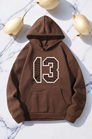 Uyguntarz Blackstar 13 Baskılı Unisex Oversize Sweatshirt