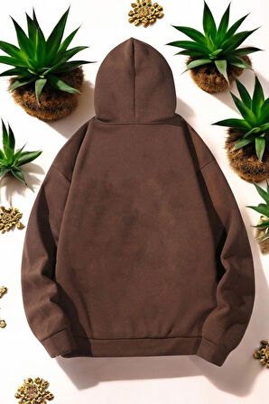 Uyguntarz Orkide Tuval Baskılı Unisex Oversize Sweatshirt