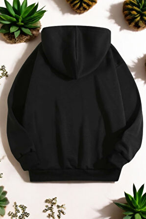 Uyguntarz Orkide Tuval Baskılı Unisex Oversize Sweatshirt