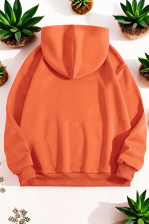 Uyguntarz Orkide Tuval Baskılı Unisex Oversize Sweatshirt