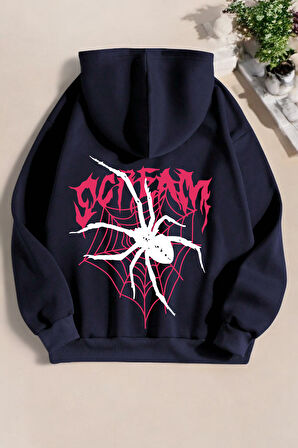 Scream Baskılı Unisex Oversize Sweatshirt