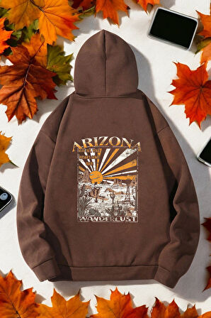 Uyguntarz Arizona Baskılı Unisex Oversize Sweatshirt