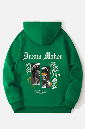 Uyguntarz Dream Maker Baskılı Unisex Oversize Sweatshirt