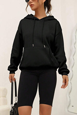 Uyguntarz Do What Makes You Happy Baskılı Unisex Oversize Sweatshirt