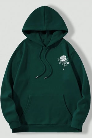 Nature Blossom Baskılı Unisex Oversize Sweatshirt