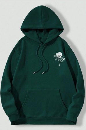 Nature Blossom Baskılı Unisex Oversize Sweatshirt