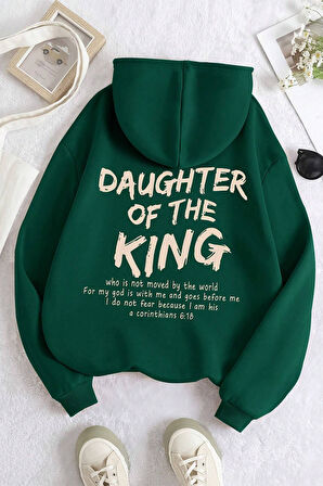 Uyguntarz Daughter Of The King Baskılı Oversize Sweatshirt