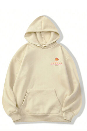 Uyguntarz Flower Baskılı Oversize Sweatshirt
