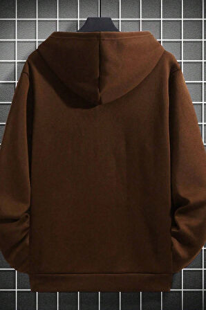 Uyguntarz Belive in Yourself Baskılı Oversize Sweatshirt