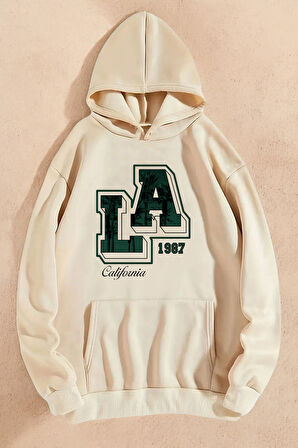 Uyguntarz La California Baskılı Oversize Sweatshirt