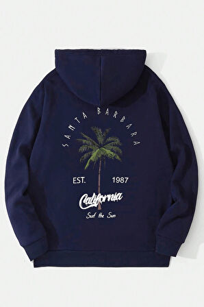 Uyguntarz California Baskılı Oversize Sweatshirt