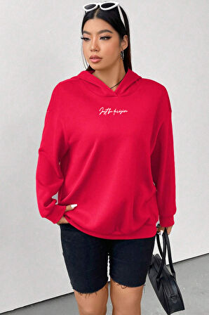 Uyguntarz Challange Bear Baskılı Oversize Sweatshirt