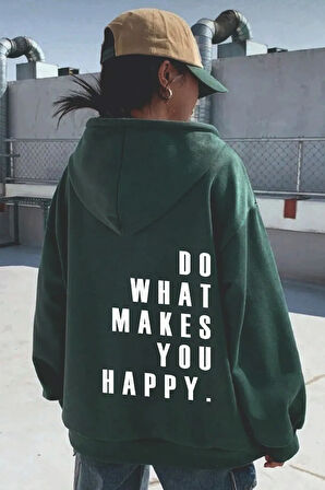 Uyguntarz Do What Baskılı Oversize Sweatshirt