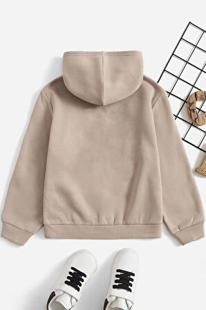 Uyguntarz Papatya Kelebek Baskılı Erkek - Kız Çocuk Rahat Kalıp Sweatshirt