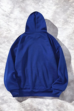 Yaramaz Kedi Baskılı Oversize Sweatshirt