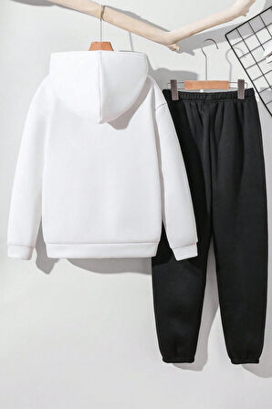 Uyguntarz Mood Baskılı Erkek Çocuk  - Kız Rahat Eşofman Takımı