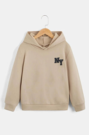 Uyguntarz Ny Baskılı Erkek - Kız Çocuk Rahat Kalıp Sweatshirt