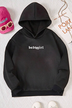 Uyguntarz Babygirl Baskılı Erkek - Kız Çocuk Rahat Kalıp Sweatshirt
