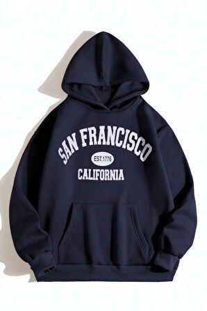 Uyguntarz San Francisco Baskılı Oversize Sweatshirt