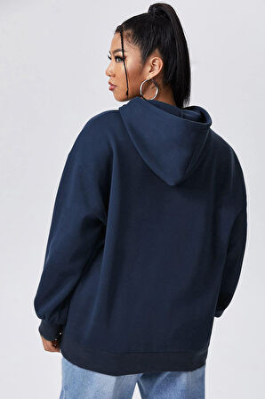 Uyguntarz California Baskılı Oversize Sweatshirt