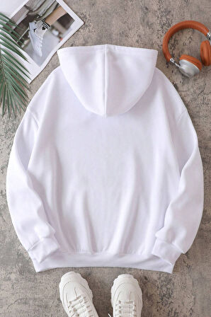 Uyguntarz California Baskılı Oversize Sweatshirt