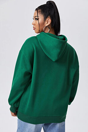 Uyguntarz California Baskılı Oversize Sweatshirt