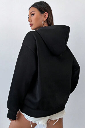 Uyguntarz California Baskılı Oversize Sweatshirt
