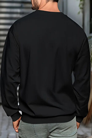 Uyguntarz Whatever Baskılı Oversize Sweatshirt