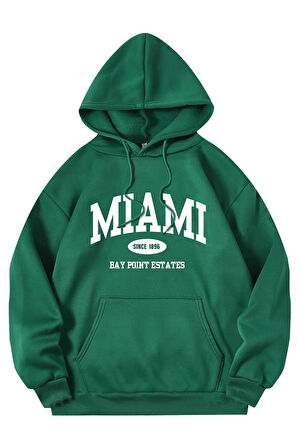 Uyguntarz Miami Baskılı Oversize Sweatshirt