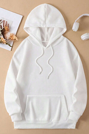 Uyguntarz Can Dostum Baskılı Oversize Sweatshirt