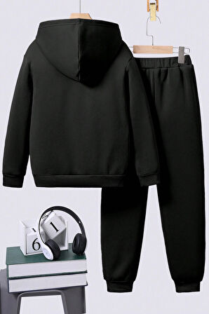 Uyguntarz Brooklyn Baskılı Erkek Çocuk  - Kız Rahat Eşofman Takımı