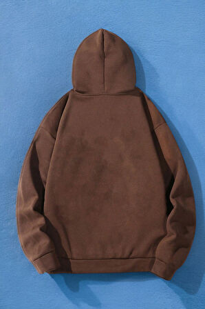 Uyguntarz Papatya Kelebek Baskılı Oversize Sweatshirt