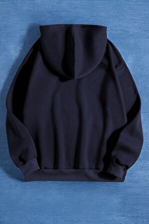 Uyguntarz Papatya Kelebek Baskılı Oversize Sweatshirt