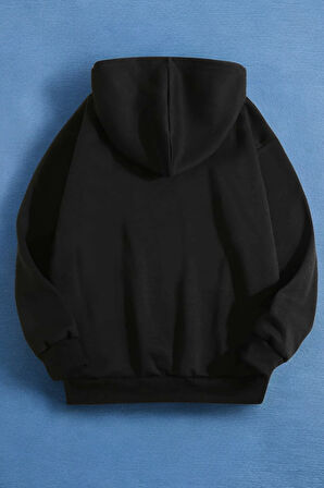 Uyguntarz Papatya Kelebek Baskılı Oversize Sweatshirt