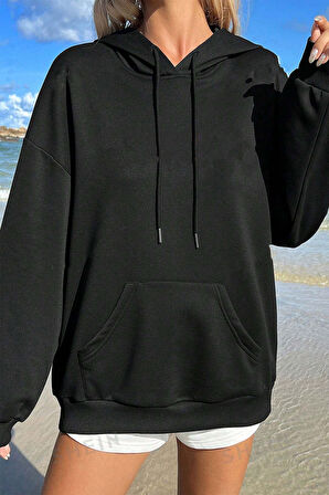 Uyguntarz Sırt Baskılı Oversize Sweatshirt